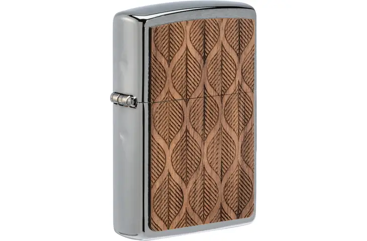 Zippo Woodchuck Walnut Leaves 49708